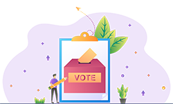 Illustration vote Élections CSE